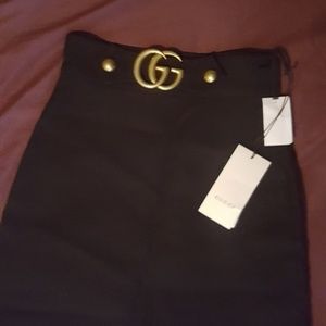 Gucci Woman's Marmont Wool & Silk Cady Skirt